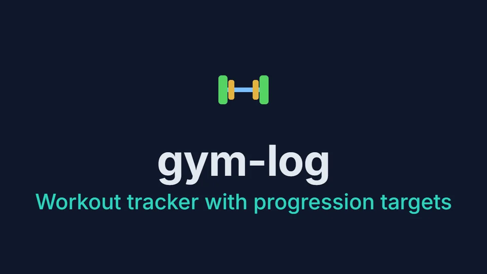 Screenshot of gym-log