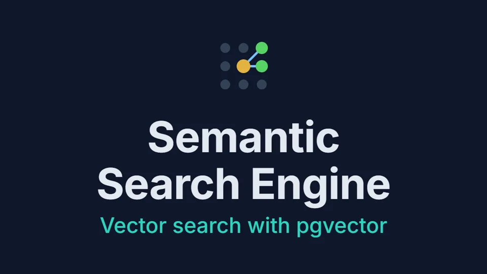 Screenshot of Semantic Search Engine